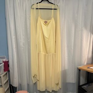 Show Me Your MuMu Dalia Yellow Maxi Dress